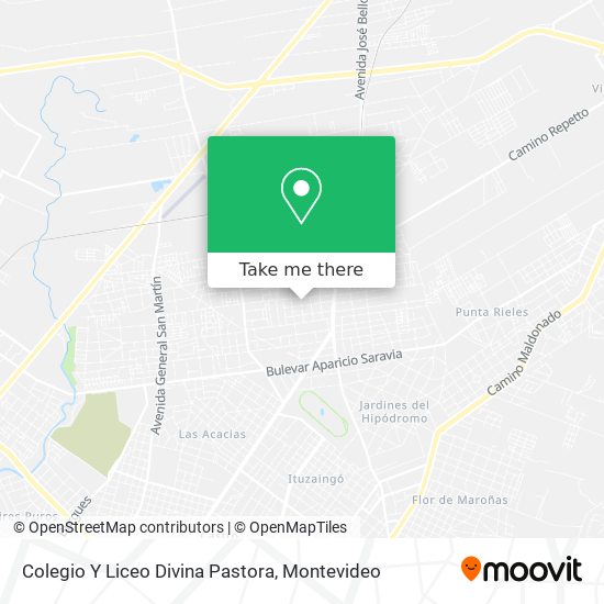 Colegio Y Liceo Divina Pastora map