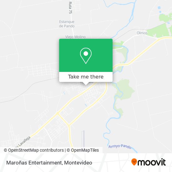 Maroñas Entertainment map