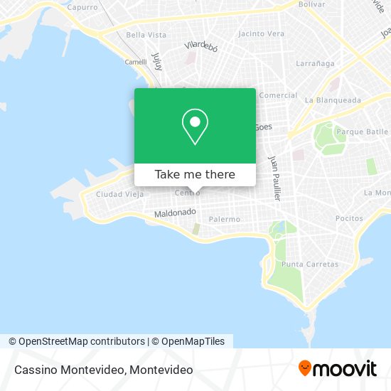 Cassino Montevideo map