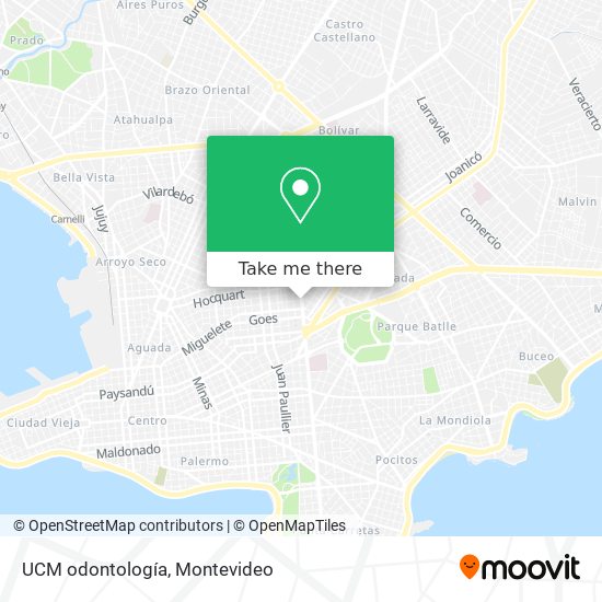 UCM odontología map