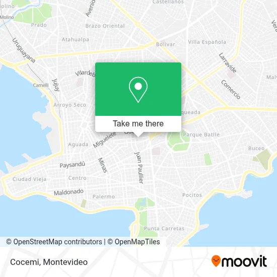 Cocemi map