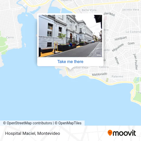 Hospital Maciel map
