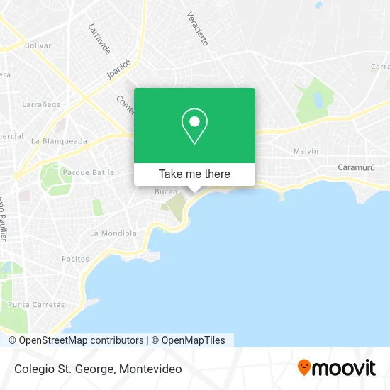 Colegio St. George map