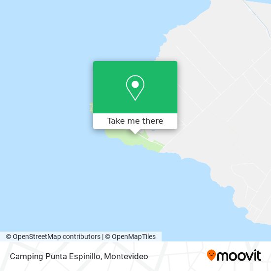 Camping Punta Espinillo map