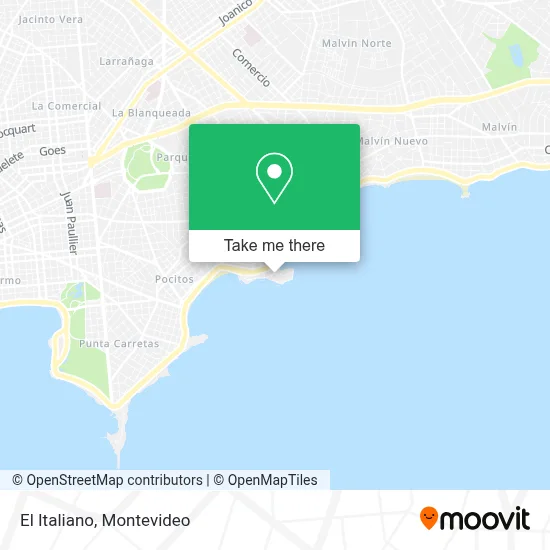 El Italiano map