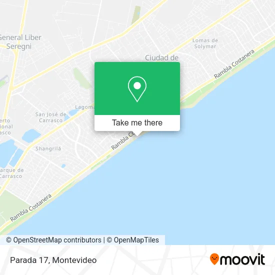 Parada 17 map