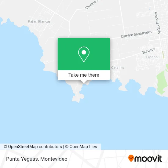 Punta Yeguas map