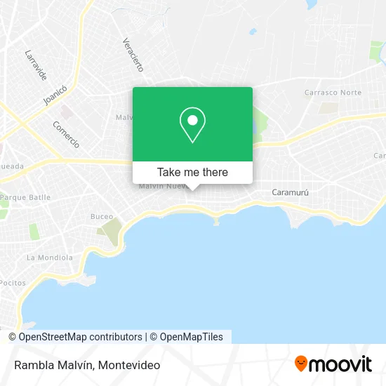 Mapa de Rambla Malvín