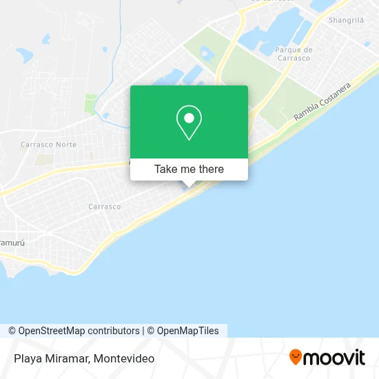 Playa Miramar map