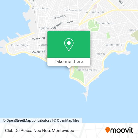 Club De Pesca Noa Noa map