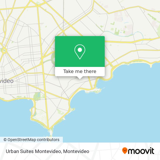 Urban Suites Montevideo map
