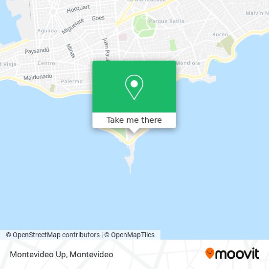 Montevideo Up map