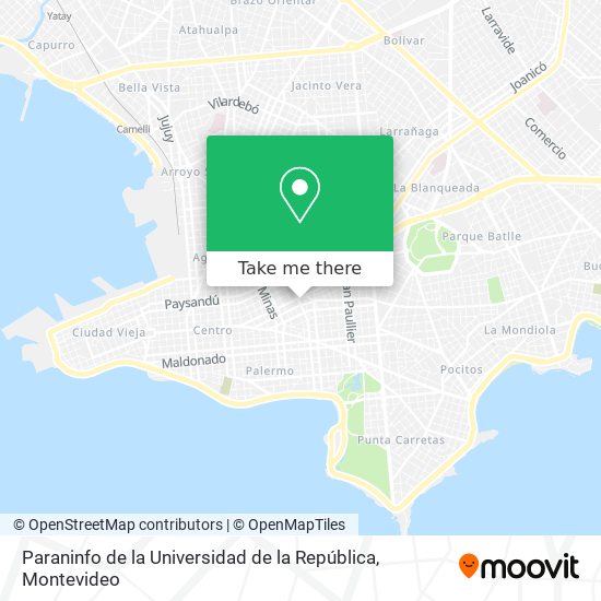 Paraninfo de la Universidad de la República map