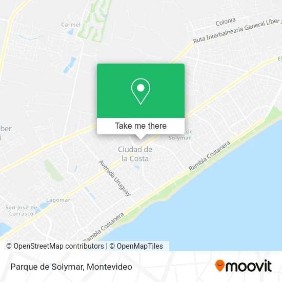 Mapa de Parque de Solymar