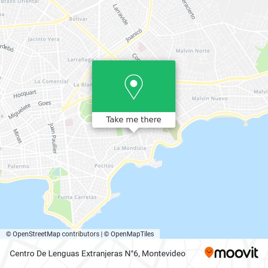 Centro De Lenguas Extranjeras N°6 map