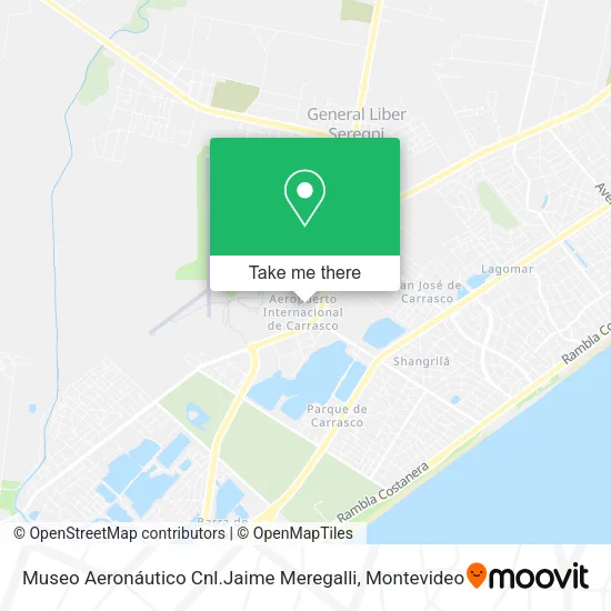 Mapa de Museo Aeronáutico Cnl.Jaime Meregalli