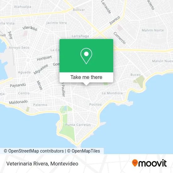 Mapa de Veterinaria Rivera