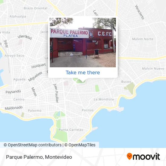 Mapa de Parque Palermo