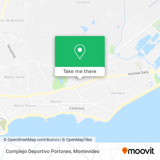 Complejo Deportivo Portones map