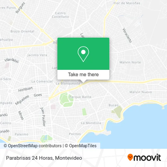 Mapa de Parabrisas 24 Horas