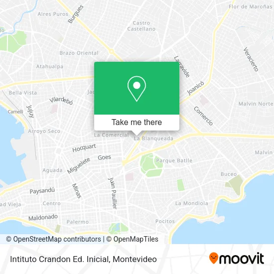 Mapa de Intituto Crandon Ed. Inicial