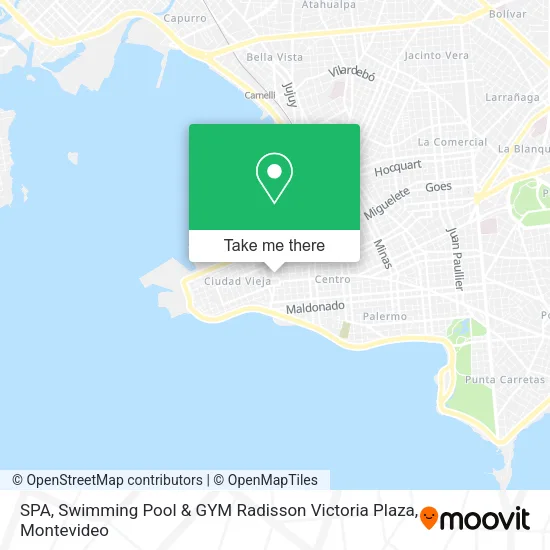 SPA, Swimming Pool & GYM Radisson Victoria Plaza map