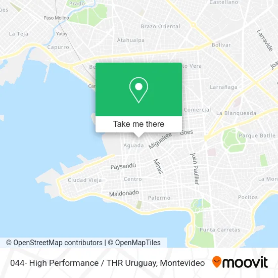 044- High Performance / THR Uruguay map