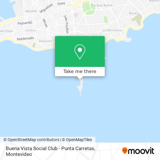 Mapa de Buena Vista Social Club - Punta Carretas