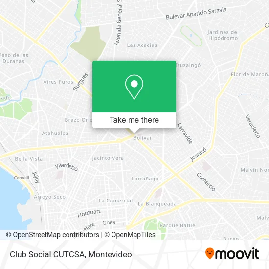 Club Social CUTCSA map