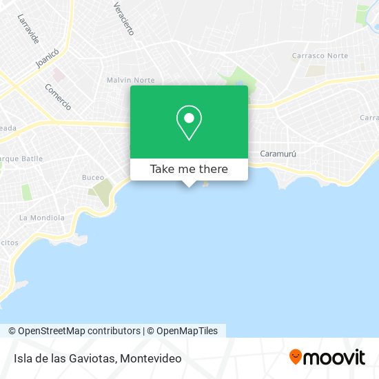 Mapa de Isla de las Gaviotas