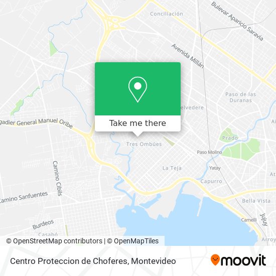 Centro Proteccion de Choferes map