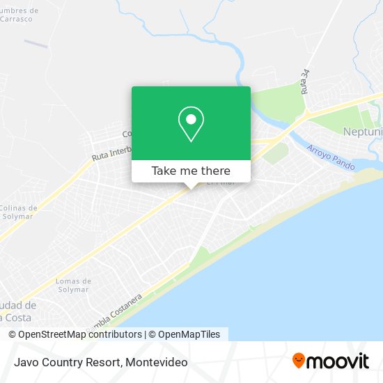 Javo Country Resort map