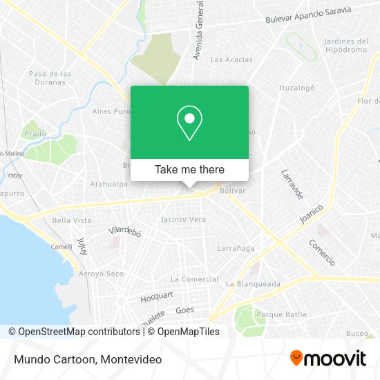 Mundo Cartoon map