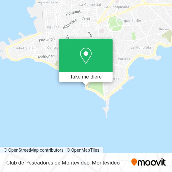 Club de Pescadores de Montevideo map