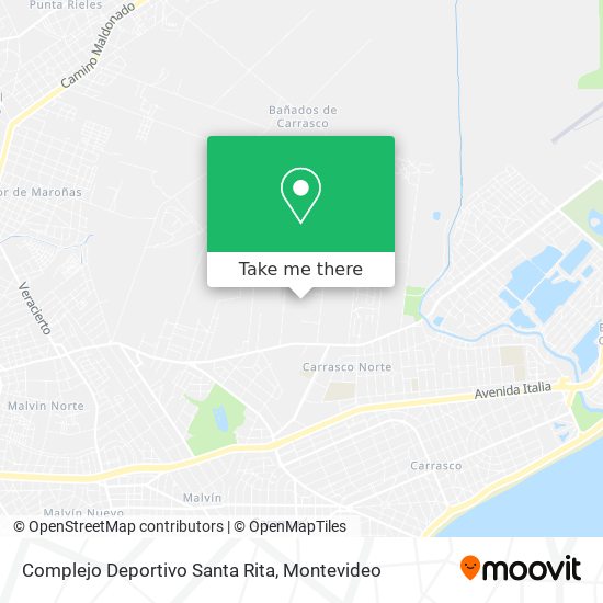 Complejo Deportivo Santa Rita map