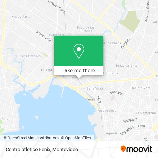 Centro atlético Fénix map