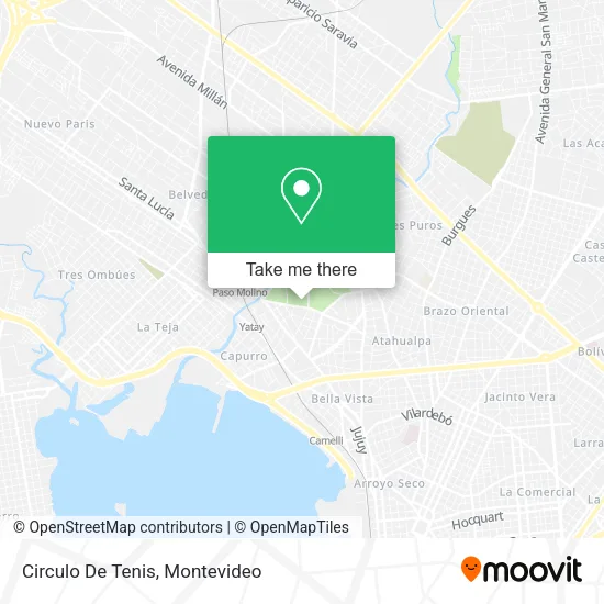 Circulo De Tenis map