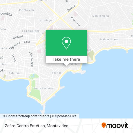 Zafiro Centro Estético map