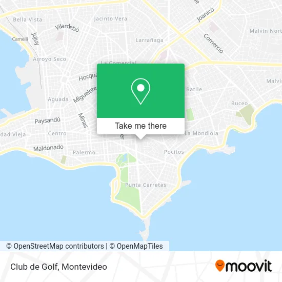 Club de Golf map