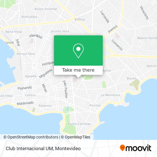 Club Internacional UM map