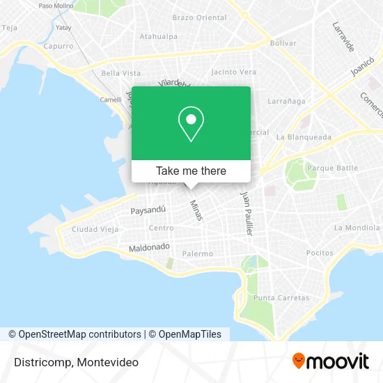 Districomp map