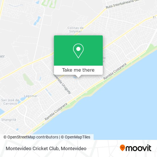 Montevideo Cricket Club map