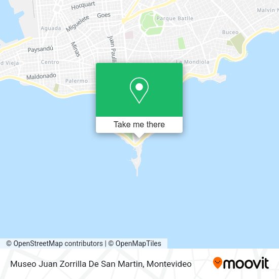 Museo Juan Zorrilla De San Martin map