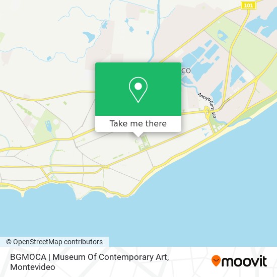 BGMOCA | Museum Of Contemporary Art map