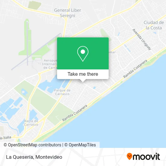 La Quesería map