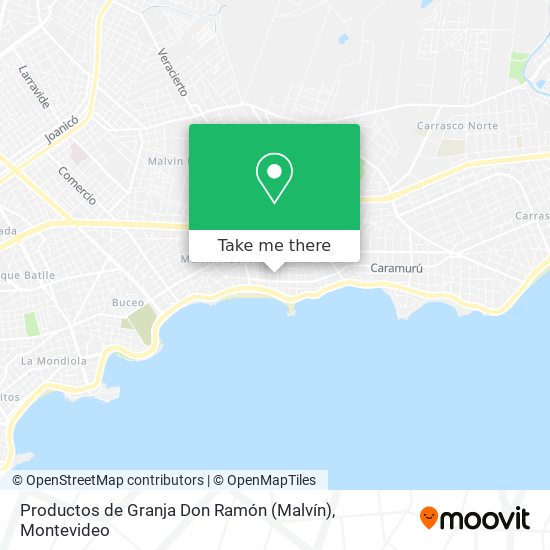 Productos de Granja Don Ramón (Malvín) map