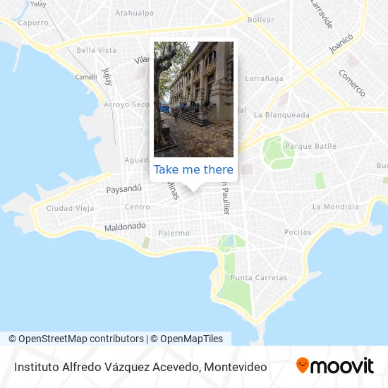 Mapa de Instituto Alfredo Vázquez Acevedo
