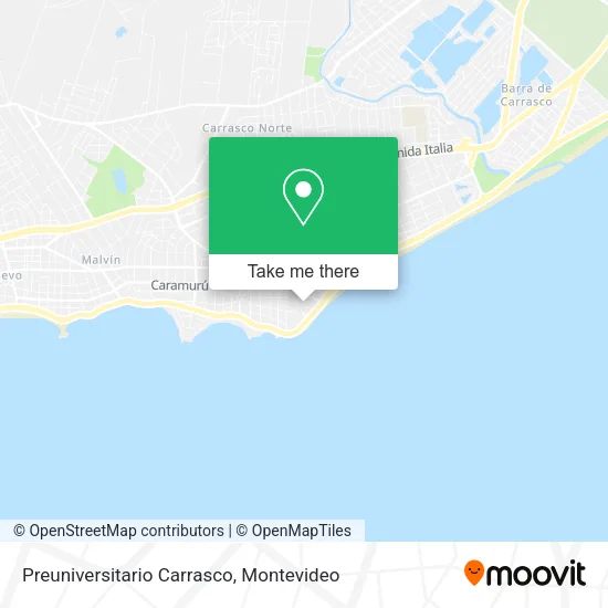 Mapa de Preuniversitario Carrasco
