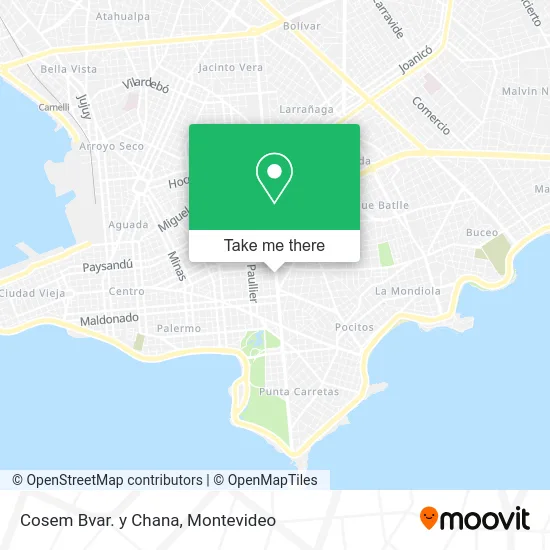 Cosem Bvar. y Chana map