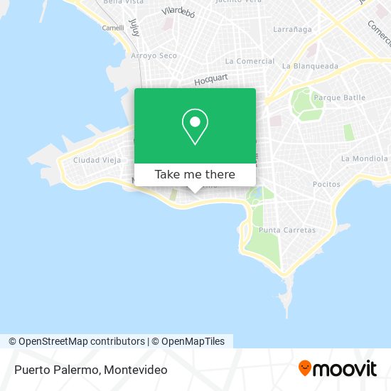 Puerto Palermo map